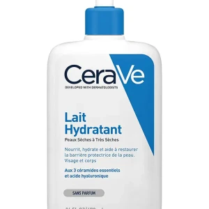 Lait Hydratant 473 ml POUR PEAUX NORMALES À SÈCHES SANS PARFUM, NON COMÉDOGÈNE