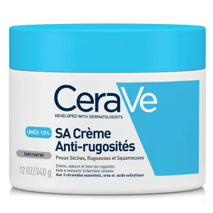 Crème Anti-Rugosités à l’Acide Salicylique POUR PEAUX SÈCHES, RUGUEUSES ET SQUAMEUSES SANS PARFUM, 10% D’URÉE