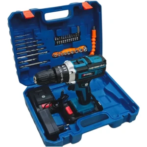 علبة أدوات مع مفك براغي Caisse a outils avec visseuse SSTEEL 21V 2.0A 29PCS
