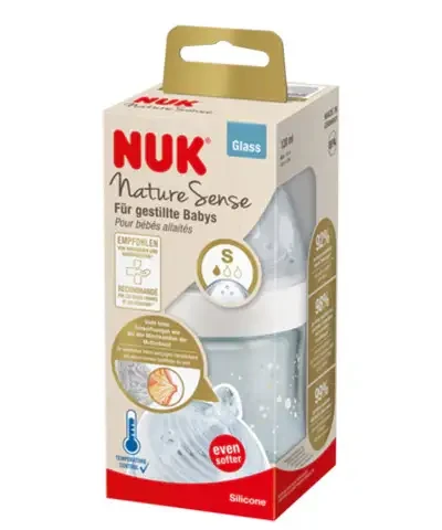 Biberon en verre NUK Nature Sense 120ml